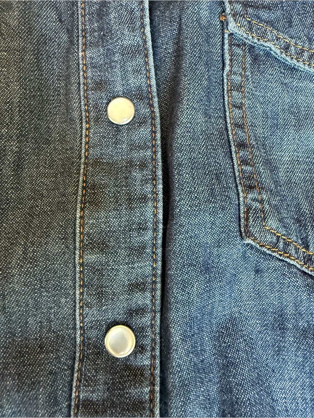 Wrangler Denim Snap Front Shirt Dress Belted Western Blue Size M - Picture 3 of 7